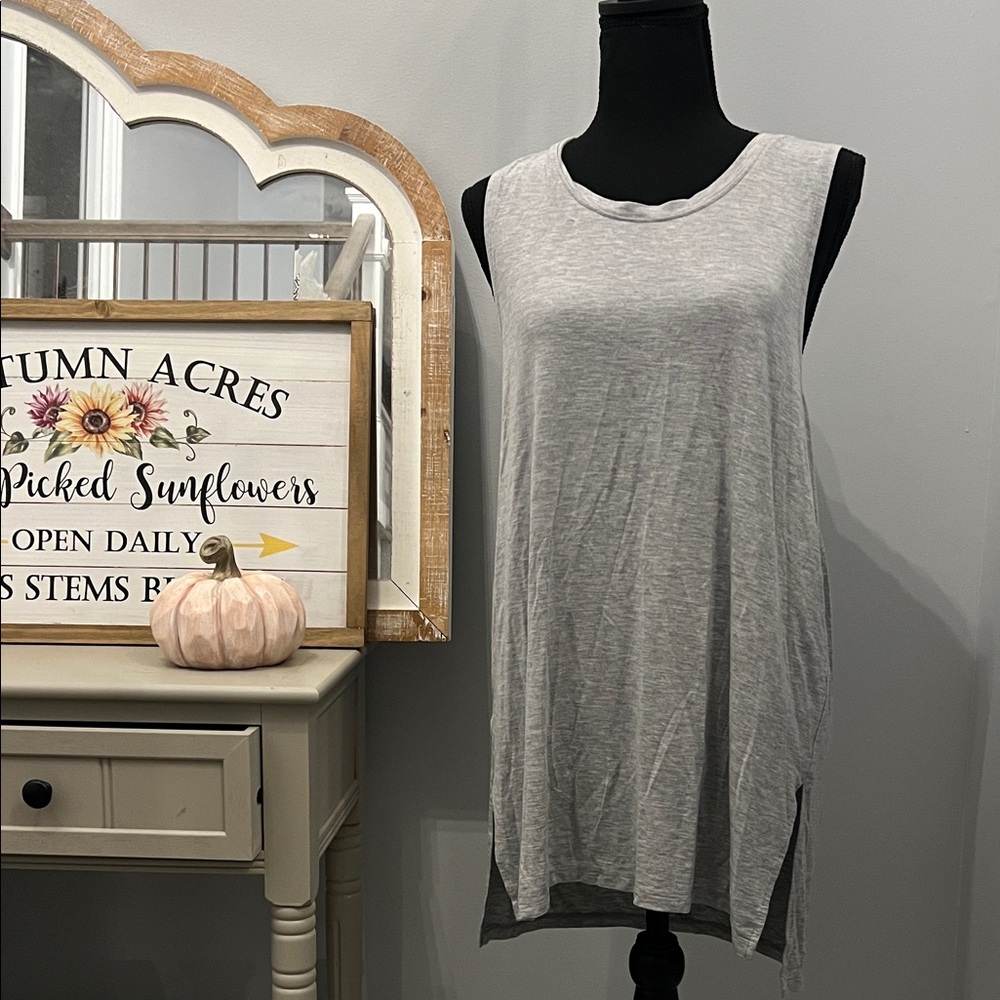 Under Armour Light Gray Muscle Tee for Women